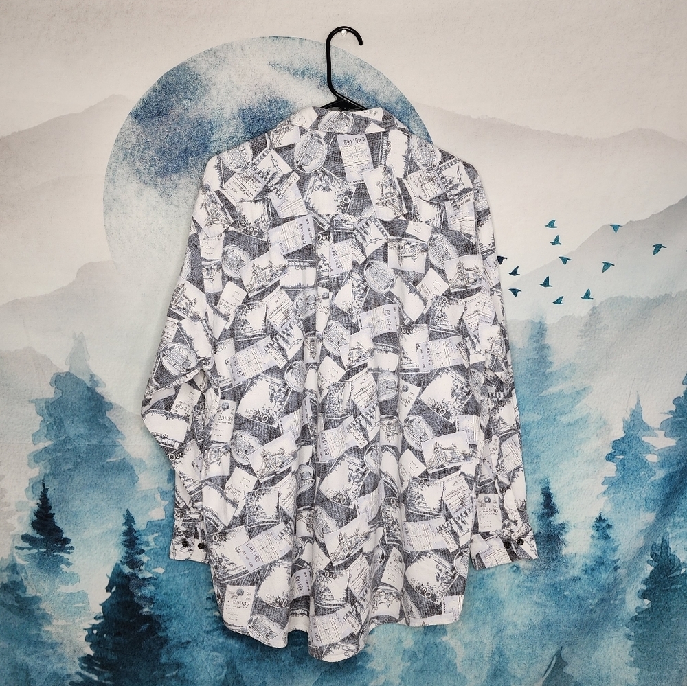 Pendleton Long Sleeve Cotton Button Up Shirt Men'… - image 4